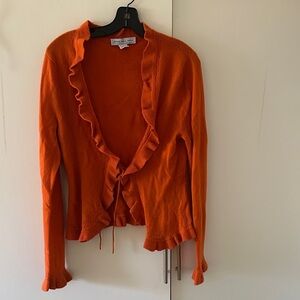 Jennifer Reale Design Orange Cardigan